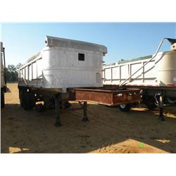 1993 HARDEE 22' TRI-AXLE DUMP TRAILER