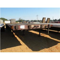 1991 FRUEHAUF 48' SPREAD AXLE FLATBED TRAILER