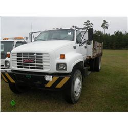 1997 GMC C7500 FLATBED TRUCK