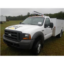 2005 FORD F550XL MECHANICS TRUCK