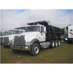 2008 MACK GU713 TRI-AXLE DUMP