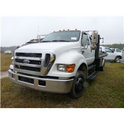 2004 FORD F650 EXT CAB FLATBED DUMP
