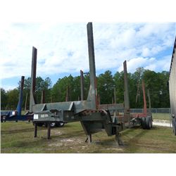 1999 PITTS 4 BOLSTER LOG TRAILER