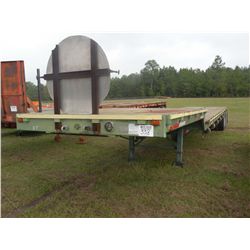 1980 MILLER 40' DROP DECK TRAILER
