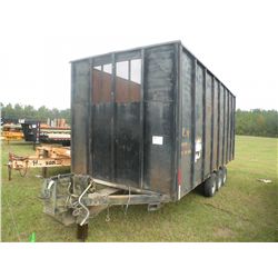 SHOPBUILT 20' TRI-AXLE TAG TRAILER