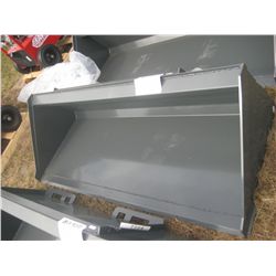 2010 72" SMOOTH BUCKET FITS SKID STEER