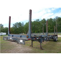 1999 EVANS 4 BOLSTER LOG TRAILER