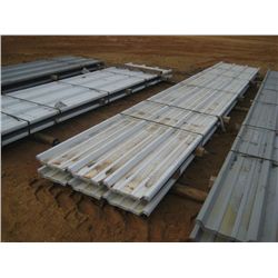 (1) LOT 25 3'X20' WHITE SHEETS