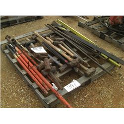 (1) LOT HAMMERS & CROWBARS