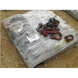 (1) LOT SHACKLES