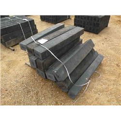 (1) LOT RUBBER LANDSCAPE TIMBERS