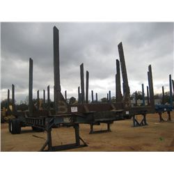 1988 PITTS 4 BOLSTER LOG TRAILER