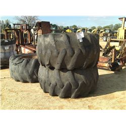 (1) LOT SKIDDER TIRES 30.5-32 W/RIMS