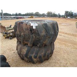 (1) LOT SKIDDER TIRES 28L-26 W/RIMS