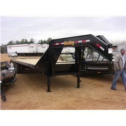 2012 HEFTY 30' DUAL TANDEM GOOSENECK TRAILER