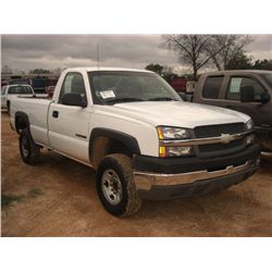 2004 CHEVROLET 2500HD PICKUP