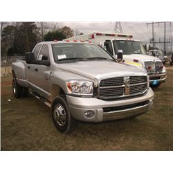2007 DODGE RAM 3500 QUAD CAB 4X4 DUALLY