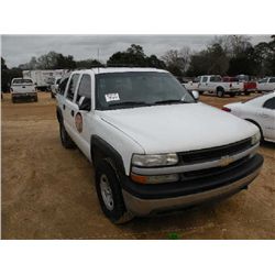 2002 CHEVROLET SUBURBAN 4 DOOR SUV