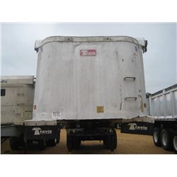 2005 TRAVIS 28' ALUMINUM DUMP TRAILER