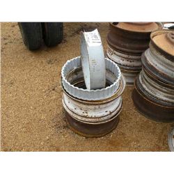 2 EACH STEEL 22.5 DAYTON RIMS/ 2 BANDS