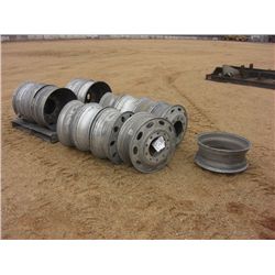 (1) LOT 22.5 ALUM RIMS