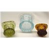 Image 3 : 3 Fenton Glass Button & Daisy Toy Hats