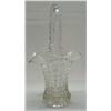 Image 1 : Antique Depression Glass Brides Basket