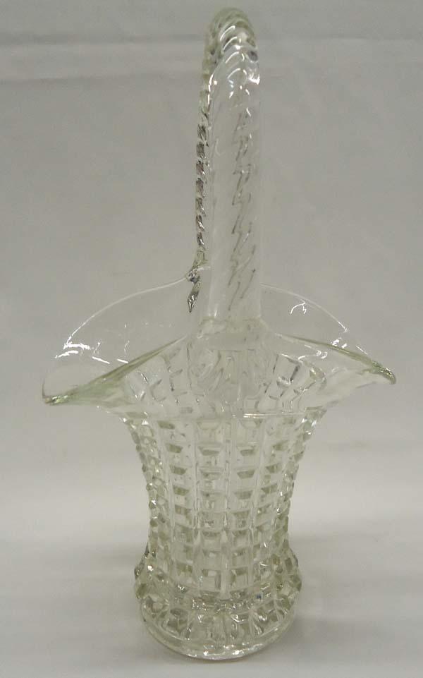 Antique Depression Glass Brides Basket