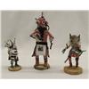 Image 1 : 3 Native American Hopi Miniature Kachinas