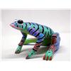 Oaxacan Carved Wood Frog and Lizard, both Signed