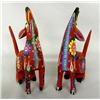 Image 3 : 2 Red Oaxacan Howling Coyotes by Roberta Angeles