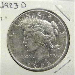 1923-D Peace Silver Dollar