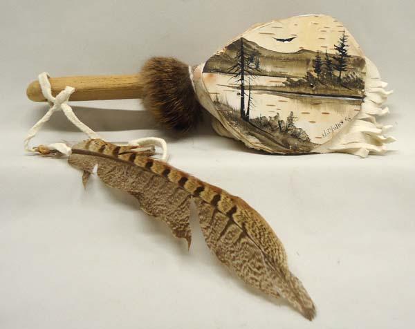 Native American Shell Rattle Native American Ojibwa Shell Rattle By Cywink