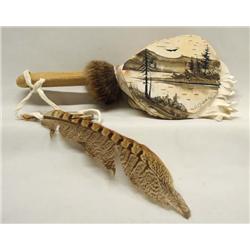 Native American Ojibwa Shell Rattle By Cywink