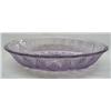 Turn Of The Century Sun Purple Cut Glass Bowl