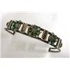 Image 1 : Vintage Native American Zuni Silver & Turquoise Child's Bracelet