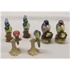 Image 1 : 6 Japanese Fine Porcelain Bird Figurines