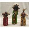 Image 1 : 3 Wooden Mudhead Kachinas