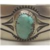Image 2 : Native American Navajo Silver Turquoise Bracelet