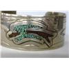 Image 2 : Native American Navajo Chip Inlay Peyote Bird Bracelet