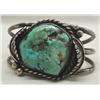 Image 1 : Native American Navajo Silver Turquoise Bracelet