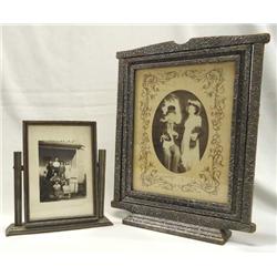2 Antique Swing Frames With Old Pictures