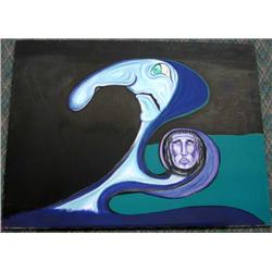 Original Oil on Stretched Canvas by Zaidi