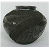 Image 2 : Mata Ortiz Textured Black Rabbit Pot by M. Olivas