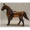 Vintage Metal Copper Colored Horse Statue