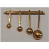 Image 2 : 11 Miniature Copper Molds & Measuring Spoons