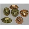Image 3 : 11 Miniature Copper Molds & Measuring Spoons