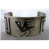 Image 1 : Native American Navajo Silver Hopi Style Bracelet