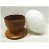 Image 2 : Antique Hand Blown Milk Glass Easter Egg
