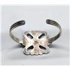 Image 3 : Native American Navajo Silver Bracelet by Morgan